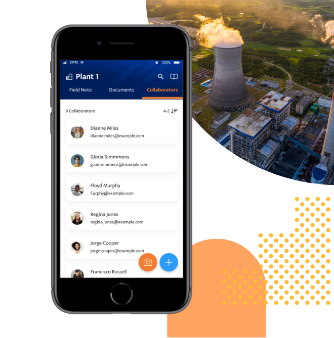 Image showing the EPRI app on a mobile device