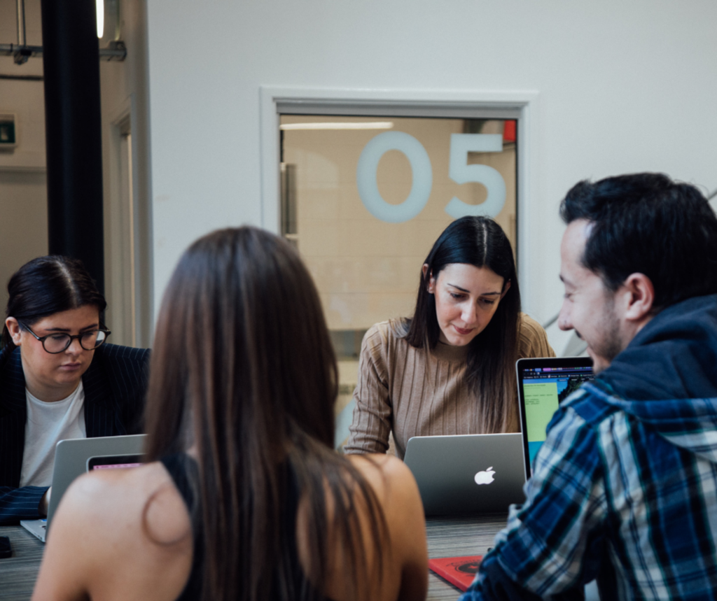 Some of the team at hedgehog lab