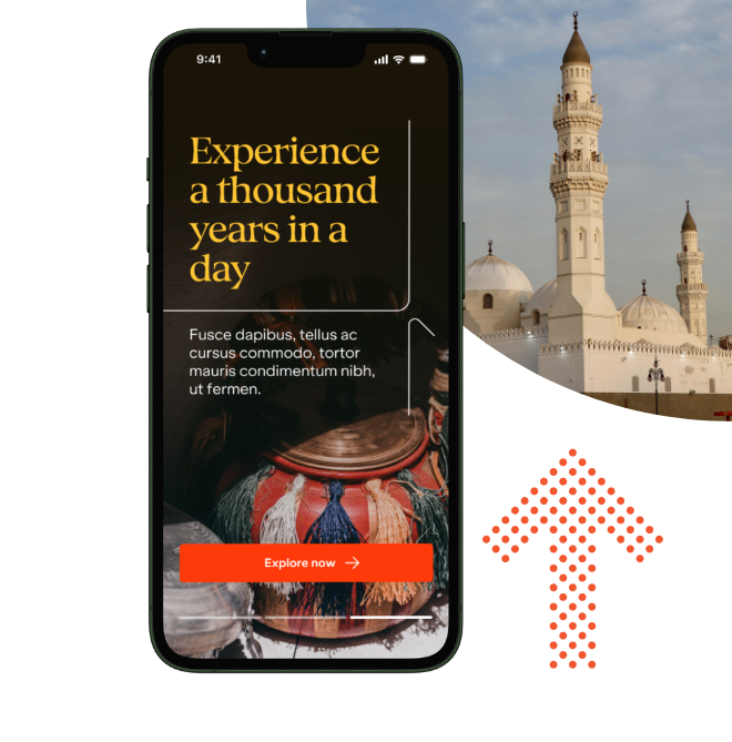 Image showing the finalised app for the City Living Museum 