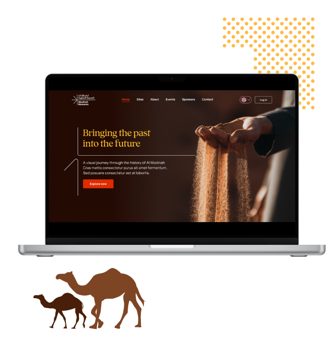 Image showing the finalised website for the City Living Museum 