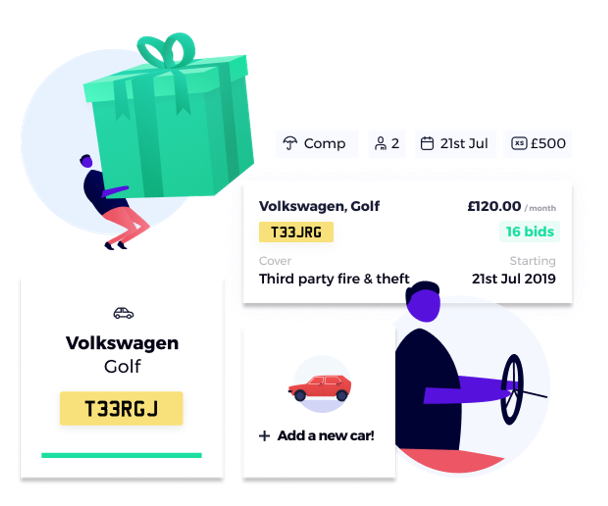 This image shows features of the Honcho app